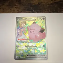 Lillie's Clefairy EX 184/159 Special Illustration Rare Holo Pokemon Card - Image 1