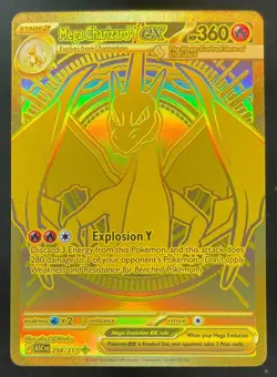 2026 Pokemon Ascended Heroes #294/217 Mega Charizard Y ex Mega Hyper Rare - Image 1