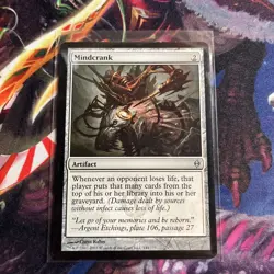 MTG Magic the Gathering Mindcrank (144/181) New Phyrexia LP - Image 1