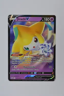 Jirachi V - Black Star Promo SWSH299 Sword Shield Pokemon Card NM - Image 1