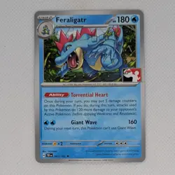 Feraligatr 041/162 Pokemon Play! Prize Pack Series 5 Non-Holo, NM - Image 4