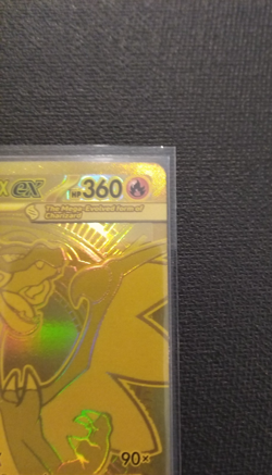 Pokemon TCG Phantasmal Flames Mega Charizard X ex (Gold Hyper Rare Holo) #130/94 - Image 4