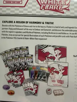 Pokemon TCG Scarlet Violet White Flare Elite Trainer Box ETB Sealed New - Image 5