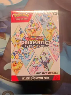 Pokemon TCG: S&V Prismatic Evolutions Booster Bundle (6pks) Factory Sealed - Image 1