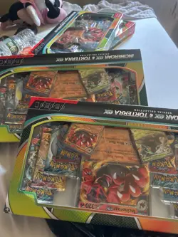 LOT OF 4 Pokemon TCG Incineroar ex & Torterra ex Special Collection - Image 2