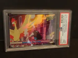 PSA 9 Releasing the Titans 39 RAINBOW FOIL Topps POP 1 BEST!! Pokemon Movie 2000 - Image 3