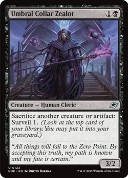 MTG - Umbral Collar Zealot - EOE 0123 - Edge of Eternities - Magic the Gathering - Image 1