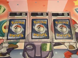 2022 Pokemon Illustration Contest Bulbasaur, Arcanine, Greninja Sequential PSA 8 - Image 2