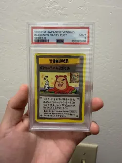 Pokemon Vending Series 3 Japanese ImakuniU's Nasty Plot PSA 9 - Image 1