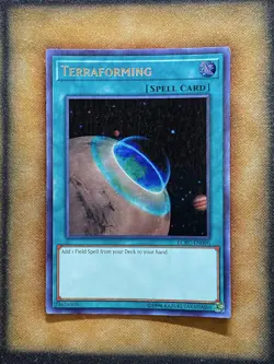Yugioh Terraforming LCKC-EN090 Secret Rare NM - Image 1