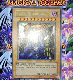 Yugioh Gate Guardian MRD-000 Secret Rare Holo Bleed Original Print Konami 2002 - Image 5