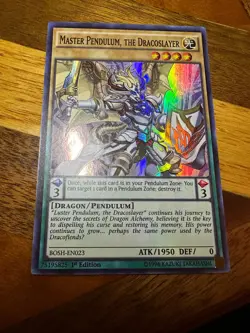 Master Pendulum, the Dracoslayer BOSH-EN023 1st Edition Super Rare PL + BONUS - Image 1