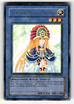 Elemental Mistress Doriado TLM-EN034 Unlimited Rare The Lost Millennium LP - Image 1