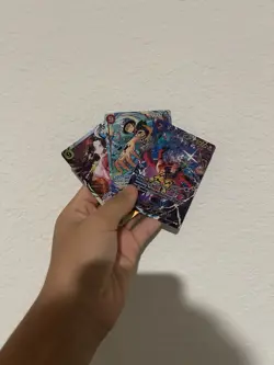 Bandai One Piece CCG Holo Lot Eustass Kid Trafalgar Law Boa Hancock 3 Cards - Image 1