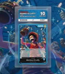 Luffy P-047 - SEALED BATTLE KIT VOL.1 - PROMO - ACE 10 ONE PIECE CCG TCG CARD - Image 1