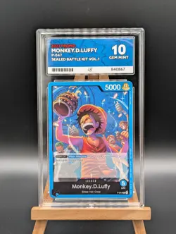 Luffy P-047 - SEALED BATTLE KIT VOL.1 - PROMO - ACE 10 ONE PIECE CCG TCG CARD - Image 2