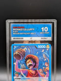 Luffy P-047 - SEALED BATTLE KIT VOL.1 - PROMO - ACE 10 ONE PIECE CCG TCG CARD - Image 3