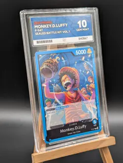 Luffy P-047 - SEALED BATTLE KIT VOL.1 - PROMO - ACE 10 ONE PIECE CCG TCG CARD - Image 4