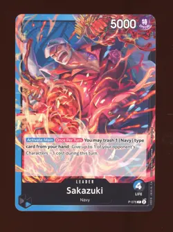 One Piece English P-076 Sakazuki Pirates Party Promo - Image 1
