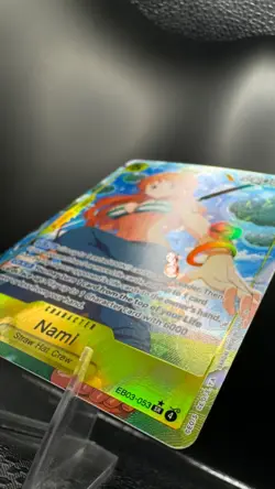 One Piece Card Game Nami SR Alt Art EB03-053 English NM Heroines Edition - Image 3