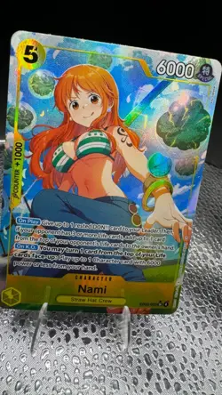 One Piece Card Game Nami SR Alt Art EB03-053 English NM Heroines Edition - Image 5
