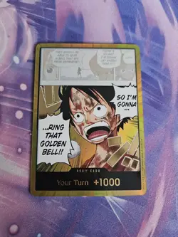 One Piece Gold DON!! OP15 ENGLISH Luffy Golden Bell Adventure On Kamis Island - Image 1
