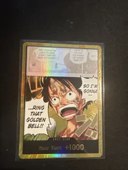 One Piece Gold DON!! OP15 ENGLISH Luffy Golden Bell - Adventure On Kamis Island - Image 1