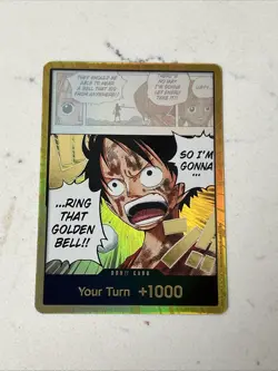 One Piece Gold DON!! OP15 ENGLISH Luffy Golden Bell - Adventure On Kamis Island - Image 1