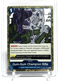 EB01-028 Gum-Gum Champion Rifle Extra Booster: Memorial Collection -One Piece CG - Image 1
