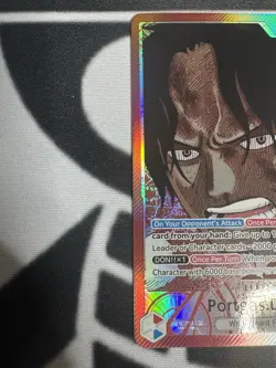 One Piece Portgas.D.Ace OP13-002 Alt Art Leader ENGLISH Carrying On His Will - Image 3