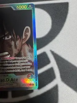 One Piece Portgas.D.Ace OP13-002 Alt Art Leader ENGLISH Carrying On His Will - Image 4