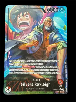 One Piece Silvers Rayleigh (Alternate Art) OP12-001 Legacy of the Master Foil - Image 1