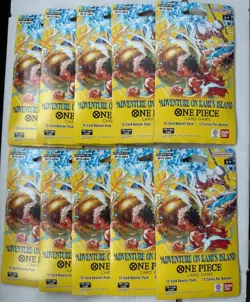 One Piece TCG OP15-EB04 - Sleeved Booster Packs (Lot Of 10) *IN HAND SHIPS FAST* - Image 1