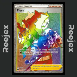 Piers - 078/073 - Secret Rare - Champion's Path - Pokemon Card - NM/M - Image 1