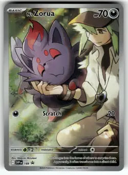N's Zorua 189 SV: Scarlet & Violet Promo Cards NM Pokemon Card TCG - Image 1