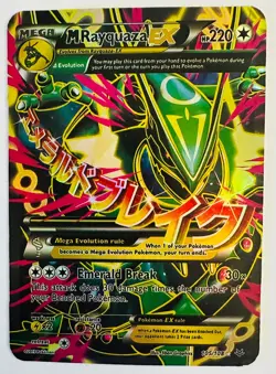 M Rayquaza EX 105/108 Mega Rayquaza XY Roaring Skies Pokemon Card - Image 1
