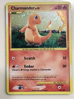Pokemon Charmander TCG Stormfront Holo Card 101/100 Secret Rare - Image 1