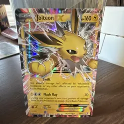 Pokemon Jolteon EX Generations Ultra Rare Holo 28/83 160 HP Basic Card - Image 1