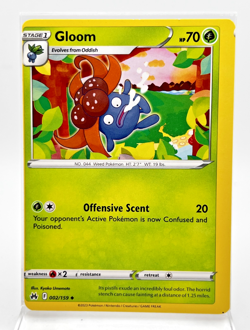 MISCUT 002/159 Gloom Pokemon Card 2023 Crown Zenith - Image 1