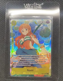 One Piece Card Game Nami SR Alt Art EB03-053 English NM Heroines Edition - Image 1