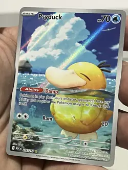 Psyduck 226/217 IR – Ascended Heroes Pokemon Card – Full Art Holo - Minty - Image 3