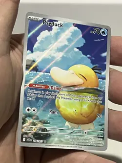 Psyduck 226/217 IR – Ascended Heroes Pokemon Card – Full Art Holo - Minty - Image 4