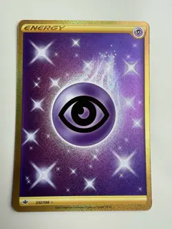 Psychic Energy 232/198 Gold - Chilling Reign Pokemon Card - NM - Image 1