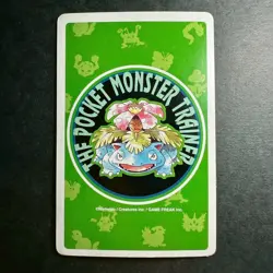 S2695 Venomoth 9 of Diamonds Green Venusaur Deck Playing Poker Card Pokemon - Image 2