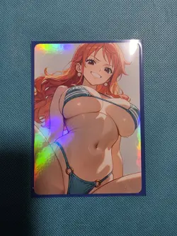 Beautiful Waifu Card -Nami-Goddess ACG Custom DIY Fan Art Card - Image 1