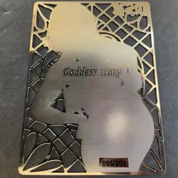 Goddess Story Gold METAL Card - Serial Number #095/200! One P Girl *READ* - Image 5