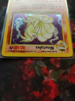 Ninetales 12/102 Base Set Rare Holo Pokemon Card HP - Image 5