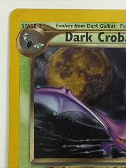 Pokemon Dark Crobat TCG Neo Destiny Holo Rare Card 2/105 - Image 2