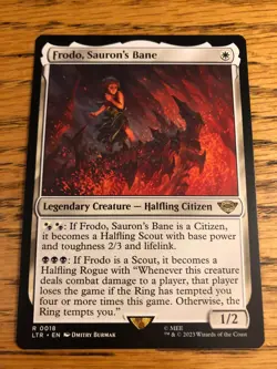 Magic the Gathering MTG Lord of the Rings Frodo: Sauron's Bane 018 NM+ - Image 1
