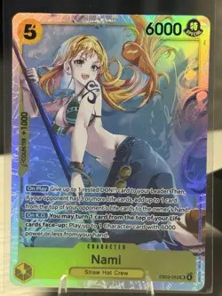 One Piece CCG Nami Nami Super Rare Foil Card EB-03 English - Image 1